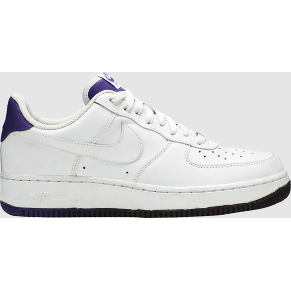 Nike AF1 Low White Court Purple (2008) 315122-115 Rare Vintage AF1 Mens Size 9.5